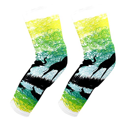 Genouillères rembourrées motif safari pour homme et femme