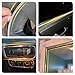 YUPIKJI Automotive Chrome Trim Molding, 15MM Wide Car Decorative Protect Strips, Car Body Self Adhesive Anti Collision Strips, Universal Exterior Trim Strips for Motor Truck RV Door Window Bumper