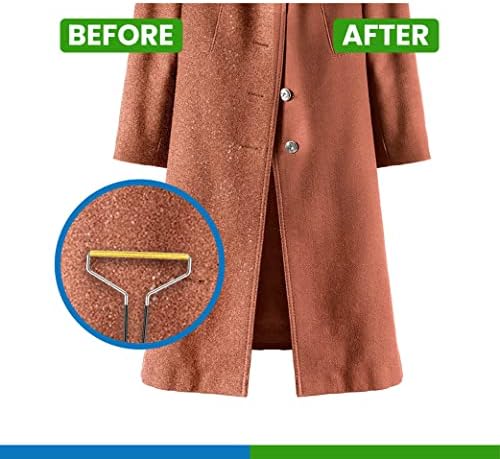 LEMZEY Pack of 1 Portable Lint Remover Carpet, Carpet Lint Remover Tool Highly Effective as Pet Hair Remover For Carpet, Carpet Hair Remover Tool and Lint Carpet Scraper Tool, Carpet Rake Pile Lifter