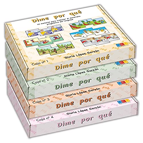 Dime Por Qué Colección Completa: Material para Mejora de la comprensión en los más pequeños. Actividades para aprender la relación causa-efecto
