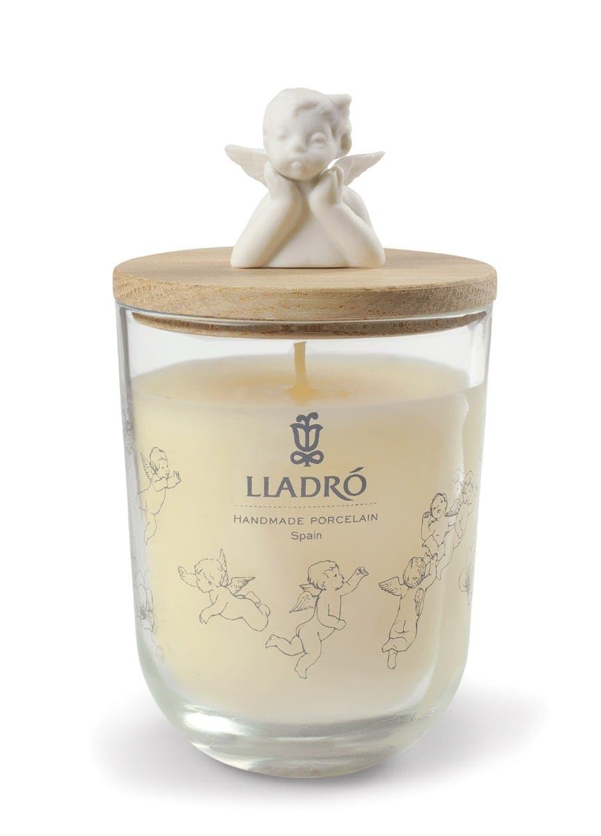 LLADRÓ Missing You Candle. Gardens Of Valencia Scent. Porcelain Candle.