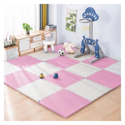 Esterilla Fitness Puzzle Alfombra de juegos for niños de 16 Uds., alfombrillas de espuma suave entrelazadas for área de juegos de niños y diseño antideslizante for ejercicios de suelo infantil Para Su