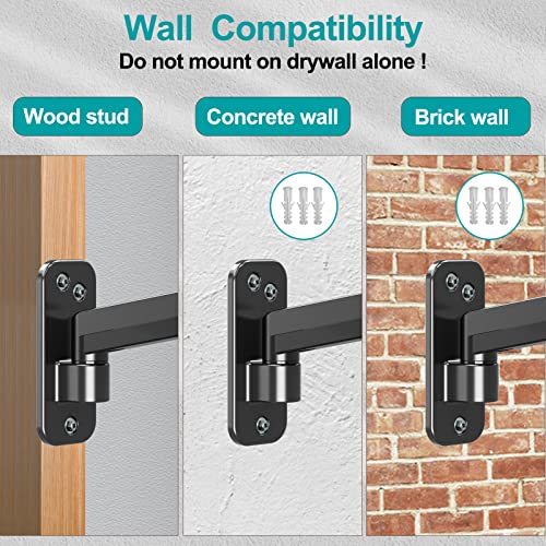 Mount Pro Single Monitor Wall Mount For 13 To 32 Inch Computer Screens, Gas Spring Arm Holds Up To 17.6Lbs, Full Motion Adjustable,Vesa Mount 75X75, 100X100,Black #TOP4