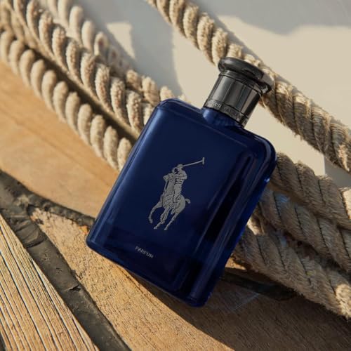 Image of Ralph Lauren - Polo Blue - Parfum - Men's Cologne - Aquatic & Fresh - With Citrus, Oakwood, and Vetiver - Intense Fragrance (Pack of 2)