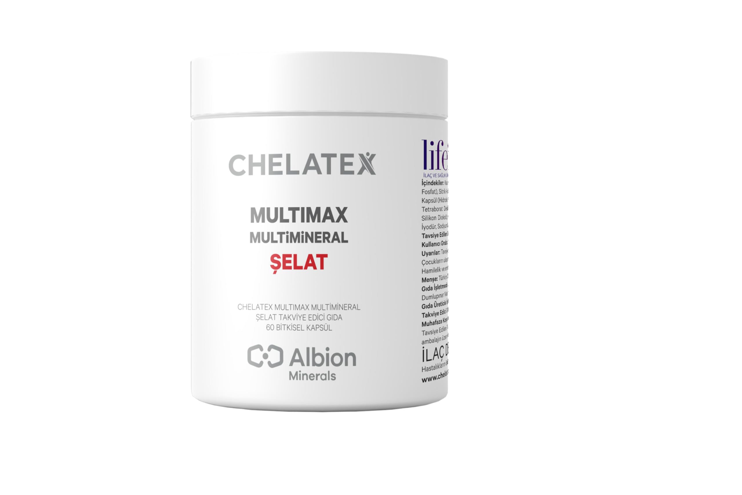 Multimax Multimineral Şelat 60 Kapsül