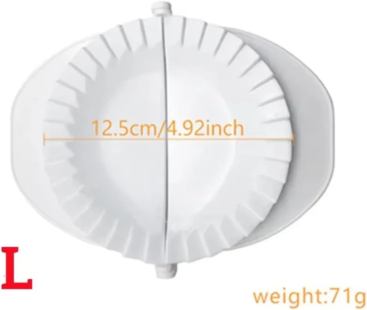 Dumpling Mold Stainless Steel Dumpling Maker Ravioli Empanada Maker Metal Dumplings Gyoza Dough Press Mould Kitchen Accessories(Large)