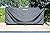 Woodhaven 8 Foot Waterproof Full Cover - Covers 1/2 Cord Woodhaven Outdoor Firewood Rack - Reinforced With Front Open Straps - Keeps Logs Dry (Black)