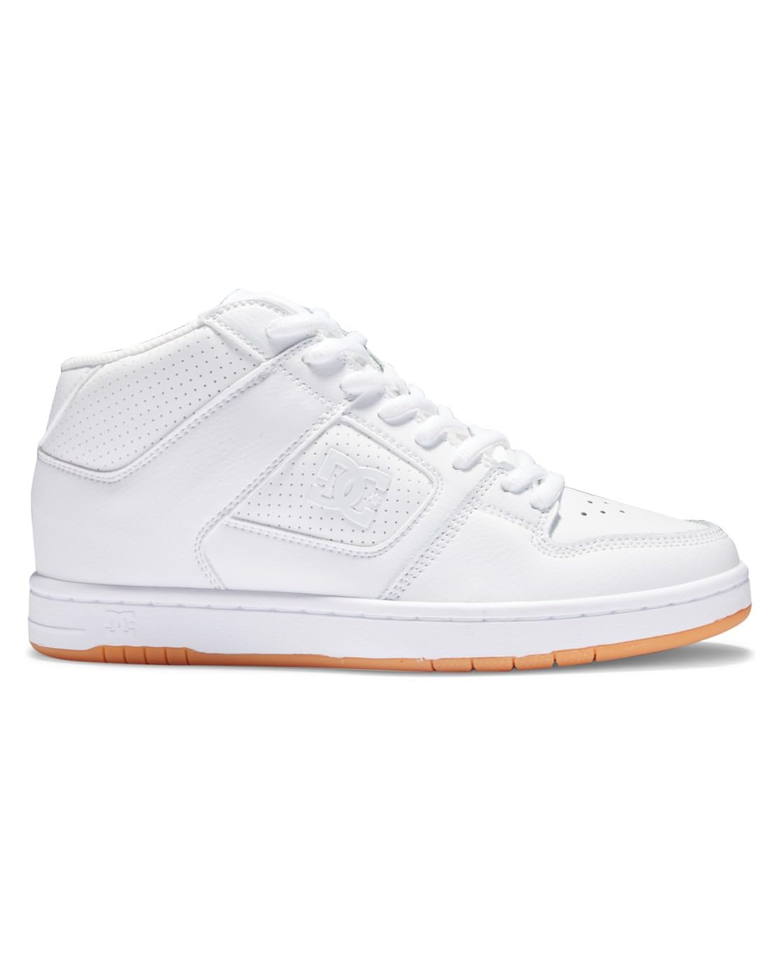 DC Shoes Manteca 4 Mid - Chaussures Mid Top en Cuir - Femme - 36 - Blanc.