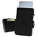 Produktbild slimfin® Slim Wallet mit Münzfach - Kartenetui - Geldbeutel Herren - Geldbörse - Portemonnaie - Portmonee - Card Holder klein/Mini mit RFID Schutz - Carbon