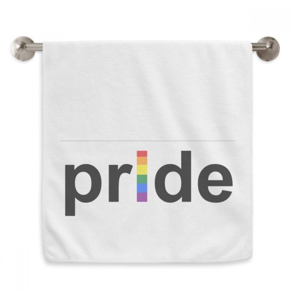 Serviette de toilette LGBT blanche 13x29" : le cadeau de fierté idéal