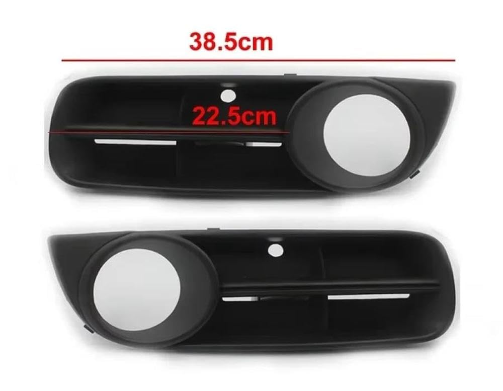 Accesorios para automóviles Cubierta de Faro antiniebla Rejilla de ventilación del Parachoques Inferior Delantero Marco del Faro antiniebla para Skoda Fabia 2008 2009 2010 2011 Piezas de Repuesto