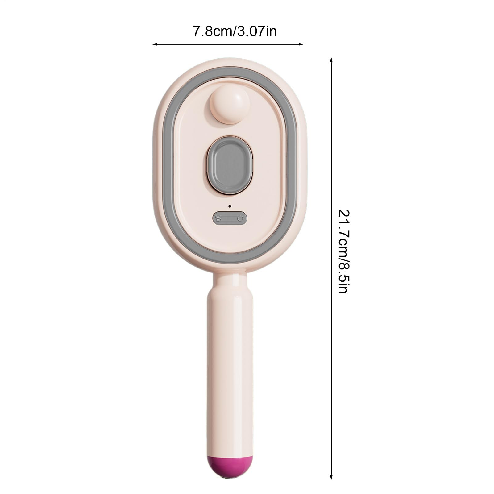 Electric Spray Massage Comb Vibration Misting Hairbrush with Red Light 21.7x7.8x6.2cm, Wet Hair Detangling Tool for Women, Girls, Home Spa, & Grooming