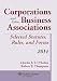 Corporations and Other Business Associations Selected Statutes, Rules, and Forms Supplement