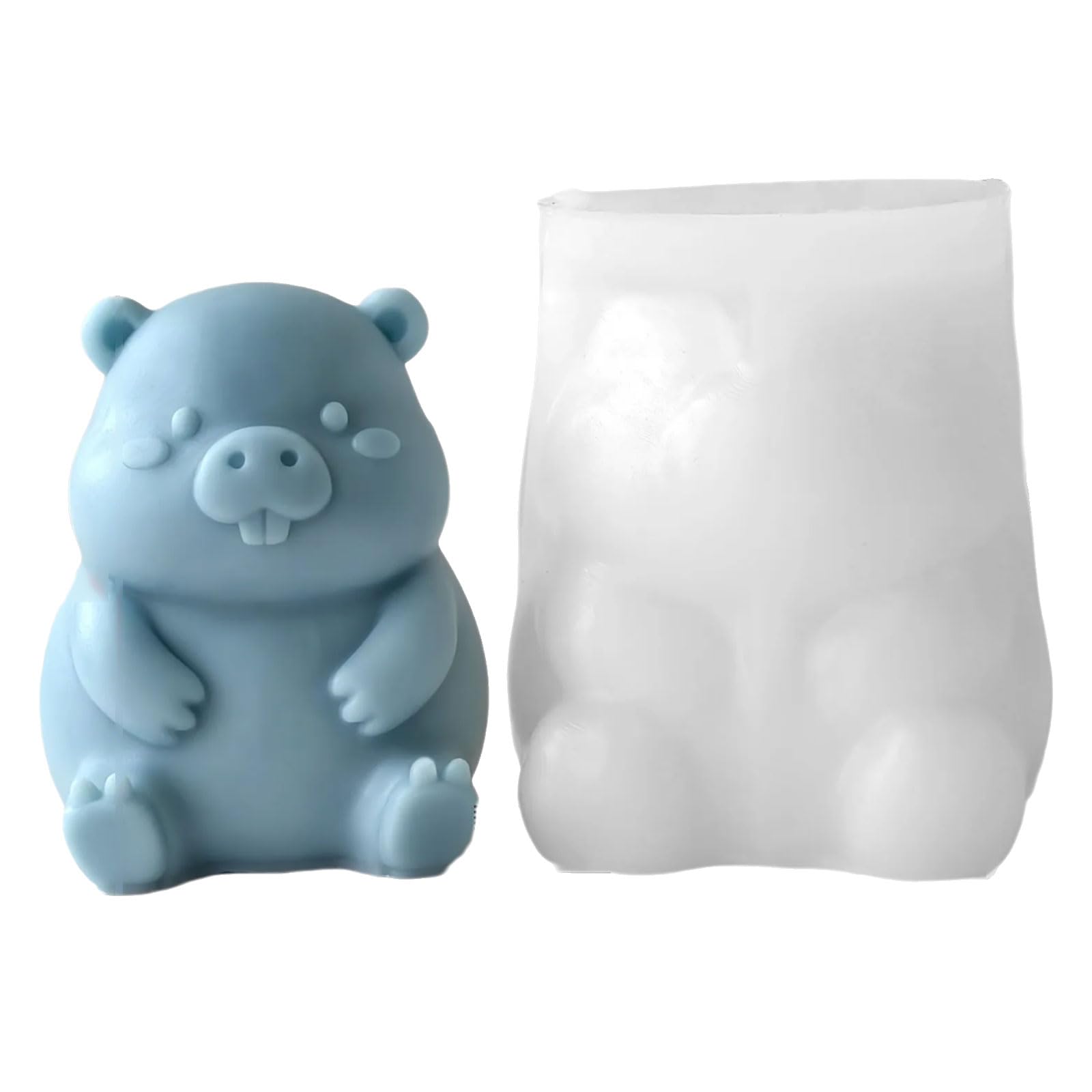 Yhplxyuus Shape Silicone Molds Easy Demolding for Making Soap Multipurpose Silicones for Epoxy Resin Animal Making Mold