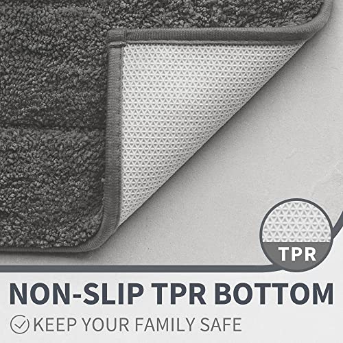 GRANNY SAYS Bath Matt Non Slip 60 x 90 cm, Pack of 1 Bathroom Mat Large, Super Soft and Water Absorbent Bath Rug - Image 4