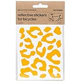 department_name; Unisex Bookman Sticky Reflectors Reflektierende Leoparden Sticker, Gelb, One-Size