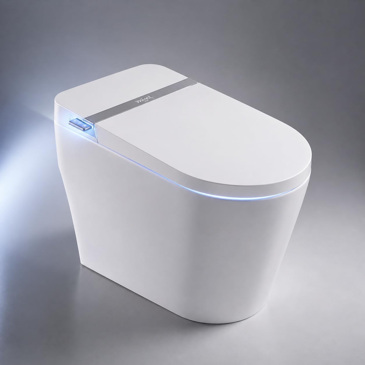 MINT ONE Smart Toilet with Bidet, Auto Open/Close Lid, Auto Flush, Heated Seat, Warm Air Dryer, Kirin Flush, 1.0 GPF, 12 Inch Rough-In, USA Tech Support