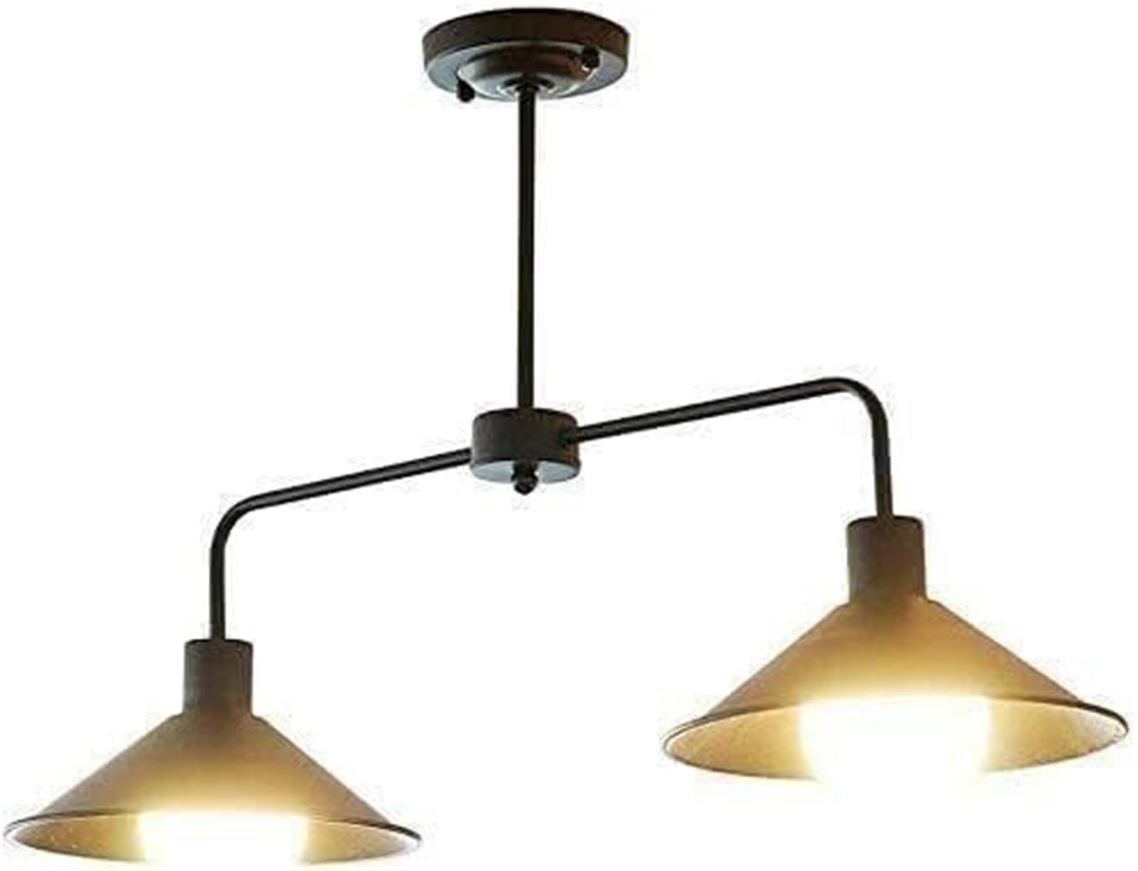 Suspension moderne en fer forgé crée une ambiance chaleureuse au salon