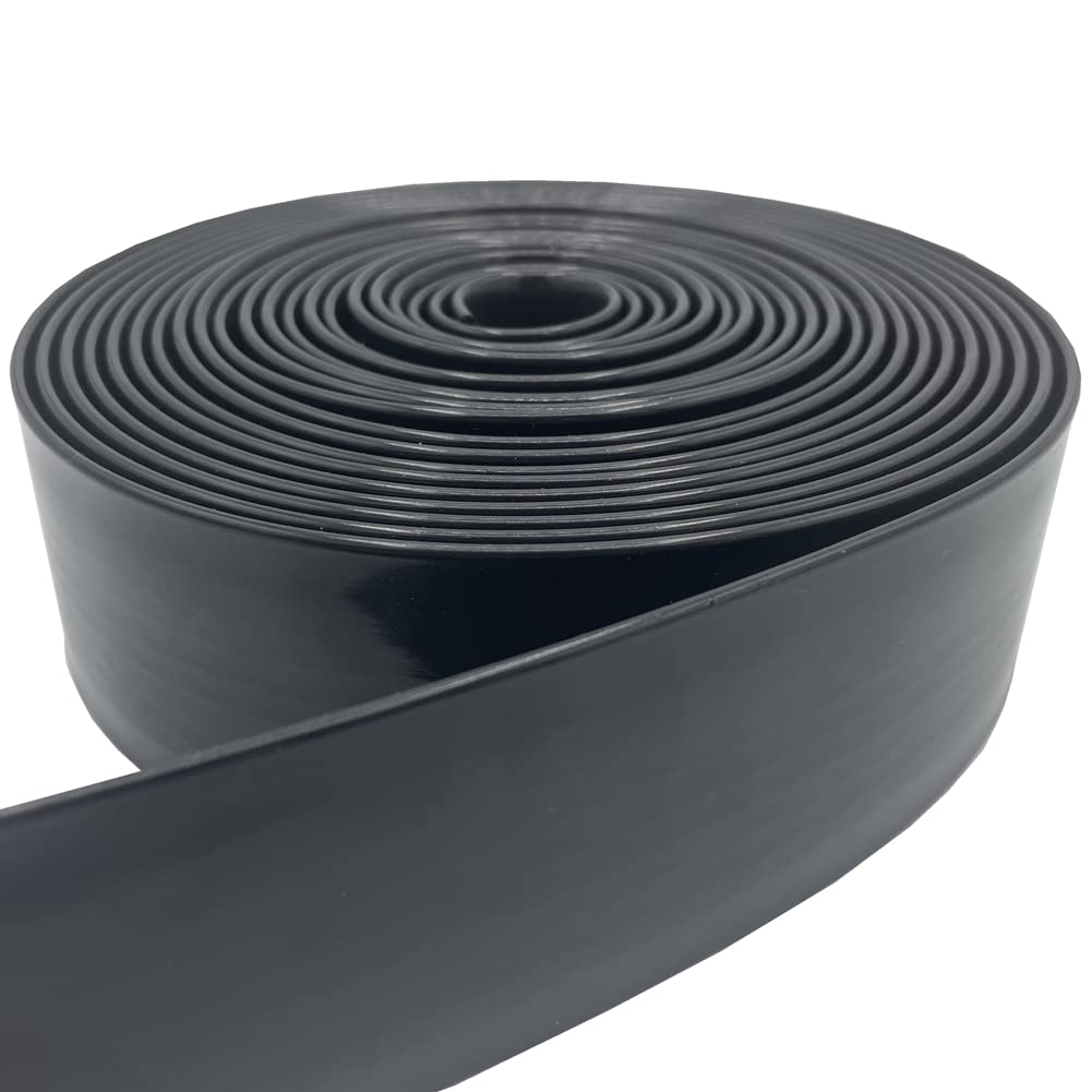 LukLoy Sangles de rechange en vinyle pour réparation de chaises de patio de 15,2 m de large, noir