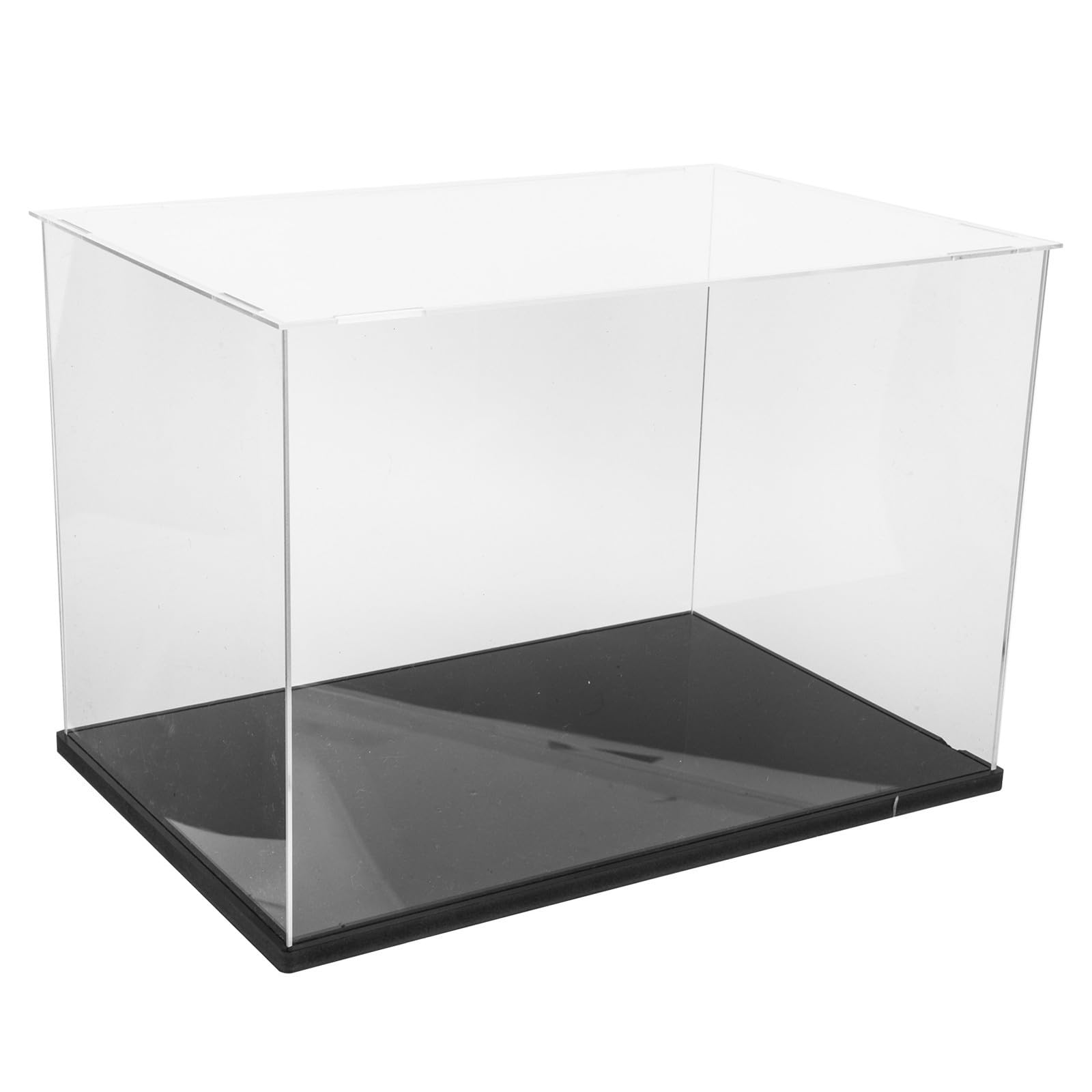 Vitrine football acrylique transparente avec base noire haute finition