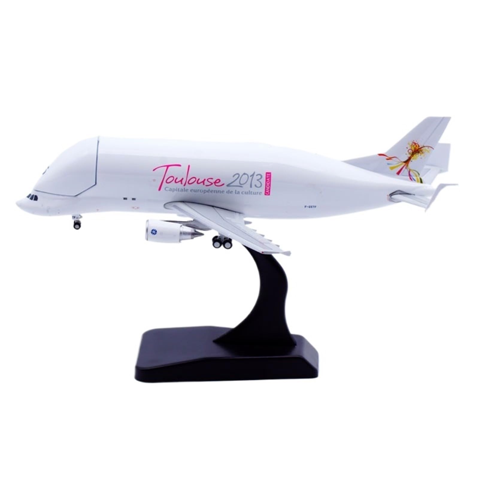 Repliki modeli samolotów w skali 13CM wykwintny statyczny model samolotu 1:400 Super Beluga dla Airbus A300-600ST F-GSTF samolot pamiątka miniaturowy model samolotu