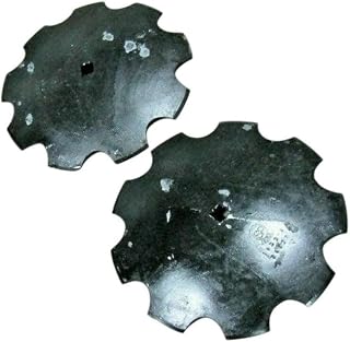 2 18" DISC Harrow Blade, Notched (9 Gauge) 7/8" Square OR 1" Square AXLE 3.5MM