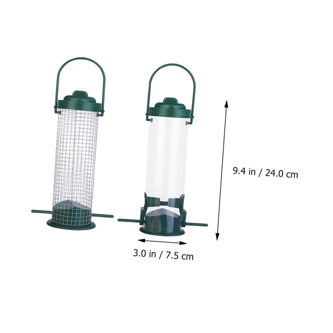 YARNOW 6pièces Mangeoire Suspendue pour Oiseaux Accessoire De Nourriture De Jardin Extérieur Distributeur De Et