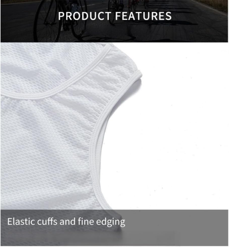Men's Cycling Base Layer Quick Dry Breathable Sleeveless Undershirt Cycling Jersey Sports Vests - Image 5