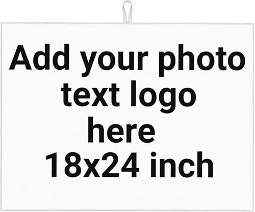 Miniatura 10 de Modifique la estera del secado del plato para el mostrador de la cocina, esteras ultra absorbentes del escurridor de platos de la microfibra 16 x 18