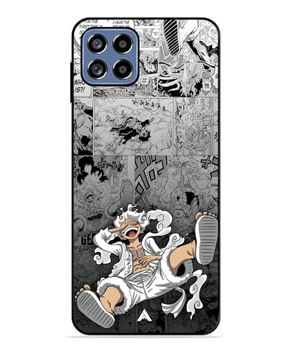 Image of Premium Anime 2 Case for Samsung Galaxy F42 (Glossy Finish) Soft-Touch Metal TPU Back Cover, Shockproof, Designer, Aesthetic Mobile Phone Case