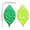 WILLBOND 150 Pieces Fake Fabric Leaves for Crafts Mixed Artificial Paper Leaves Scrapbooking Wedding Spring Meadow DIY Craft Supplies Card Faux Roses Leaf Party Decoration #1