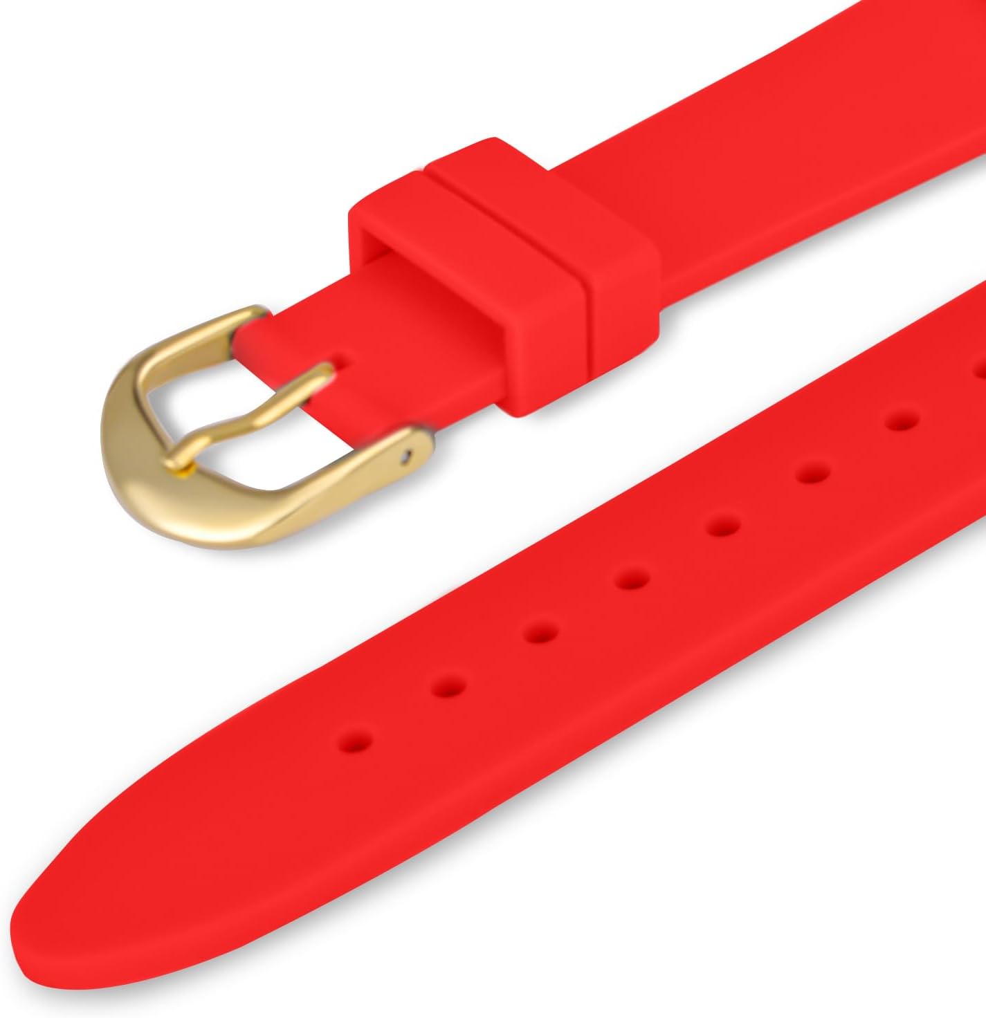 Bisley Watch for Women Big Face Colorful Arabic Numeral Easy to Read Soft Silicone Strap Watch