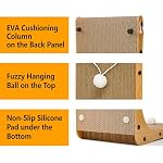 Value 2-Pack 23.6 Inch L-Shaped Cardboard Cat Scratcher, Dual Use (Vert/Horiz) Scratch Pad with Toy Balls, Wall-Mountable Furniture Protector Cat Scratchers for Indoor Cats - Image 6