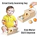 Busy edition Montessori Toys for Babies 6-12 Months Object Permanence Box Wooden Ball Drop Toy Play for 6 Month 1 2 3 Year Old Toddlers Infant Early Age Toy