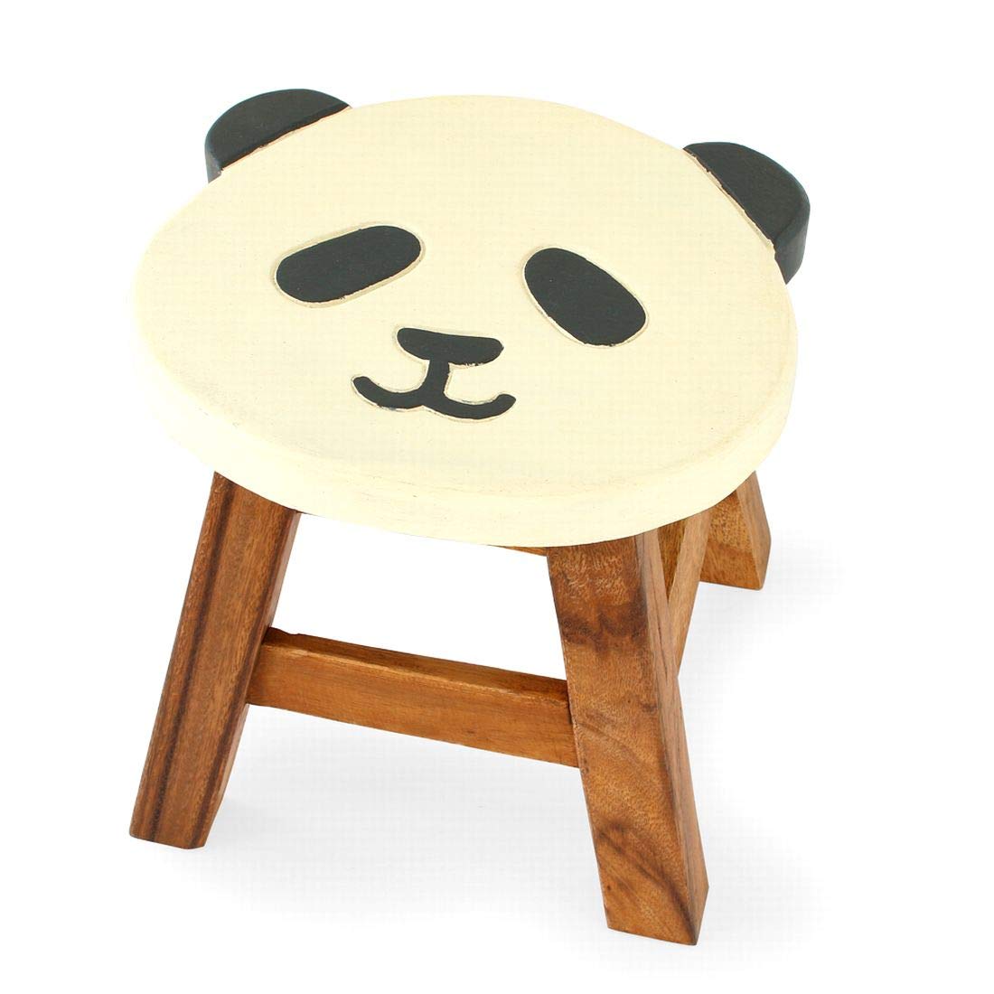 おしゃれ　 木 椅子 イス スツール(テーブル) インテリア家具 パンダ雑貨 Amazon.co.jp: 木製 椅子 イス ラウンドスツール (パンダ柄