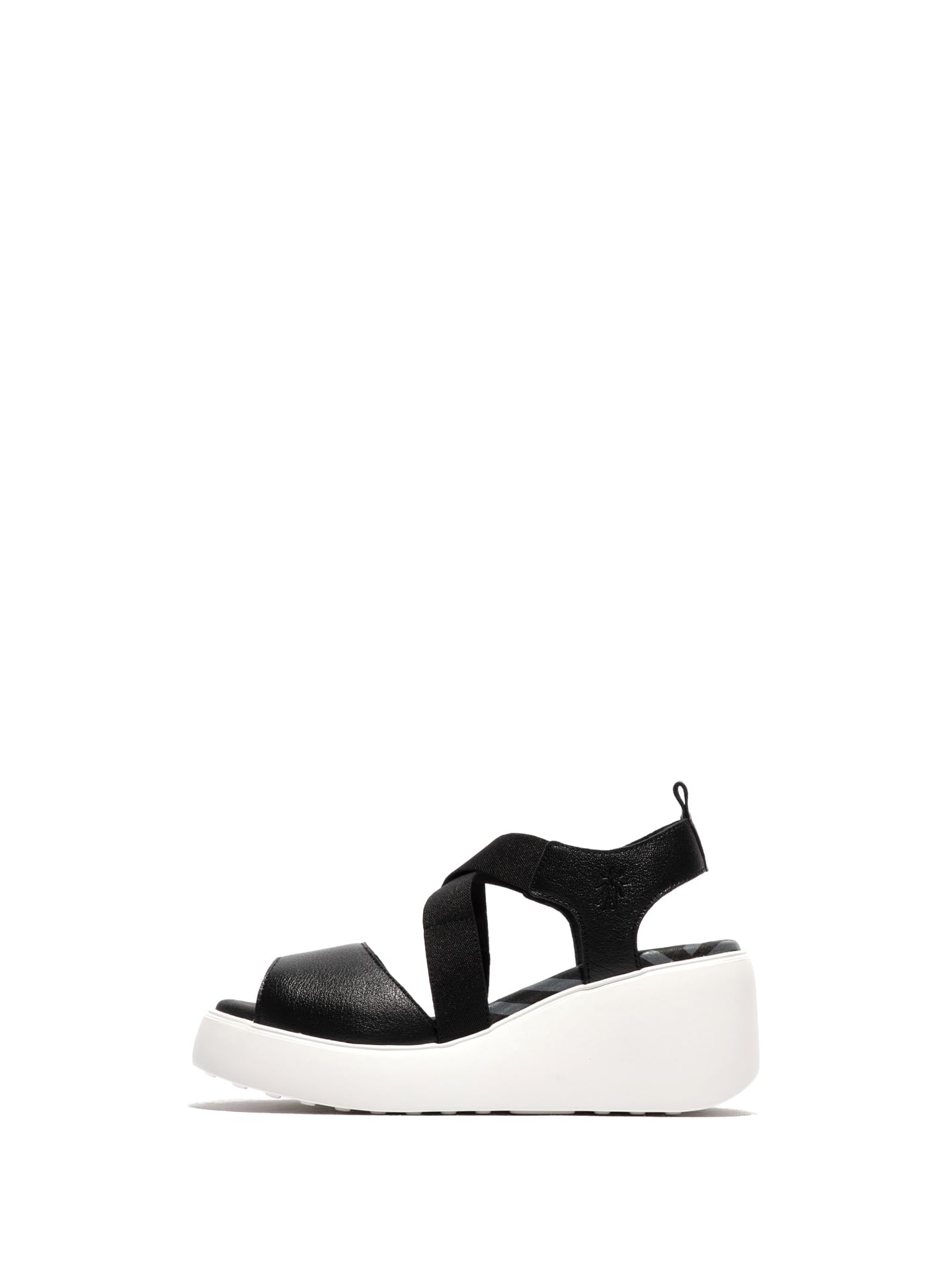 Fly London Women's DORF407FLY Sandal, Black, 5 UK