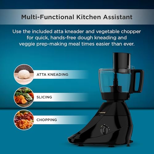 Image of Butterfly Vertex 750W Mixer Grinder+Food Processor | 3 SS Jars, 1 Juicer Jar & 1 Food Processor | Atta kneaker & Veggie Chopper