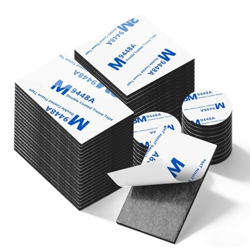 Double Sided Foam Tape Strong Pad Mounting,Black...