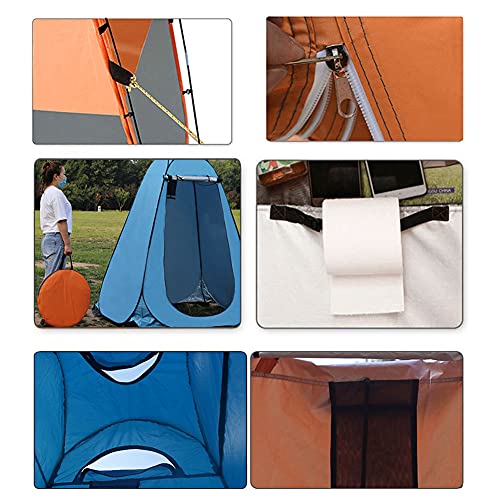 Tienda de ducha pop-up impermeable con aislamiento térmico y cuerpo opaco 5