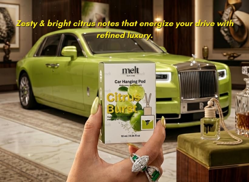 Image of Melt Citrus Burst Car Perfume, 12 ml