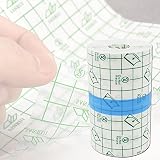 10cm*10.0m Bandage de Soin de Tatouage Pansement de Film Transparent Seconde Peau Pansements Protecteurs Pansements Adhésifs Bande de Pansement Bandages Antibactériens Transparents Ruban de Tatouage