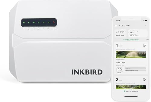 Inkbird IIC-600 Centralina Irrigazione WiFi 6 Zone,Impian… - 1