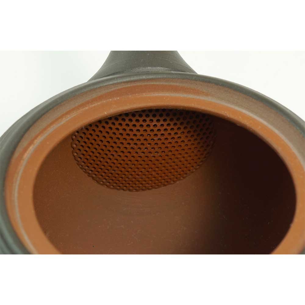 Yamakiikai Théière japonaise ronde en céramique Tokoname Kyusu 350 cc avec filtre intégré Y264 du Japon L161 M263