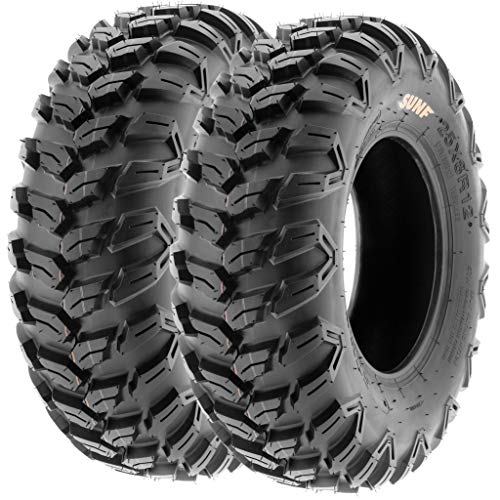 SunF A043 XC Sport-Performance ATV/UTV Off-Road RADIAL Tires - 26x9R12, 6PR (Pair of 2)