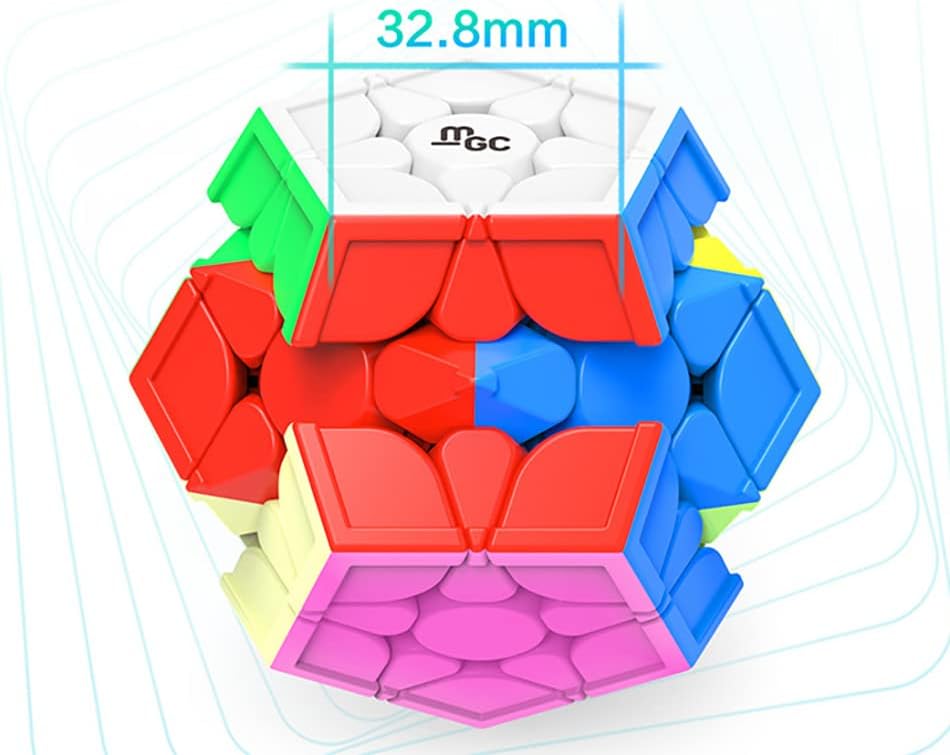 Miniatura 3 de Willking YJ MGC Megaminx magnético sin pegatinas Speed Cube Yongjun 3x3 magnético pentagonal Speed Cube Dodecaedron Magic Cube Puzzle