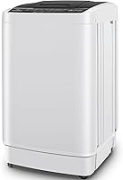 Vista 9 de Nictemaw - Lavadora portátil de 17.8 libras con 10 programas y 8 niveles de agua, lavadora compacta de 2.4 pies cúbicos con bomba de drenaje