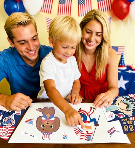 Save on 24Pcs Patriotic Stickers for 4th of July Decorations & Crafts - Image 5