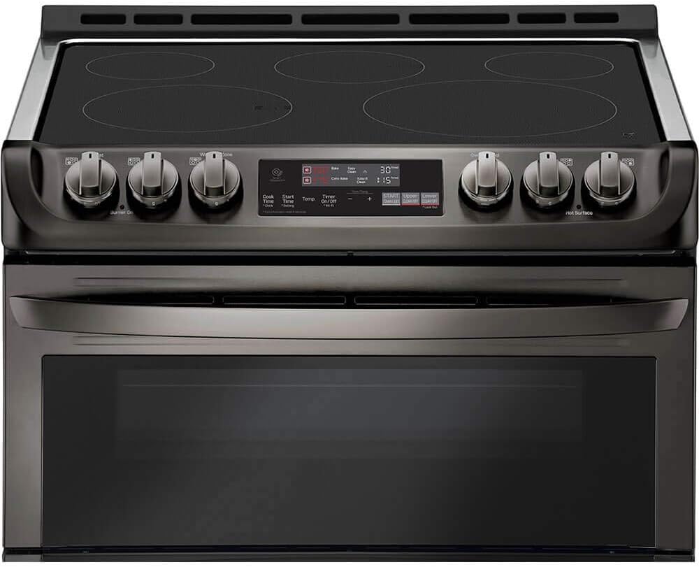 LG LTE4815BD 7.3 Cu. Ft. Black Stainless Double Oven