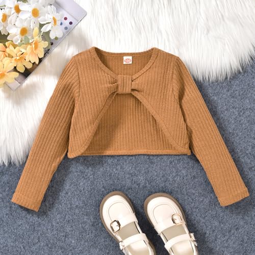 Image of HIHA Girls Sleeveless Jumpsuits Outfit Long Sleeve Twist Front Tops Romper Clothes Set Size 4-12