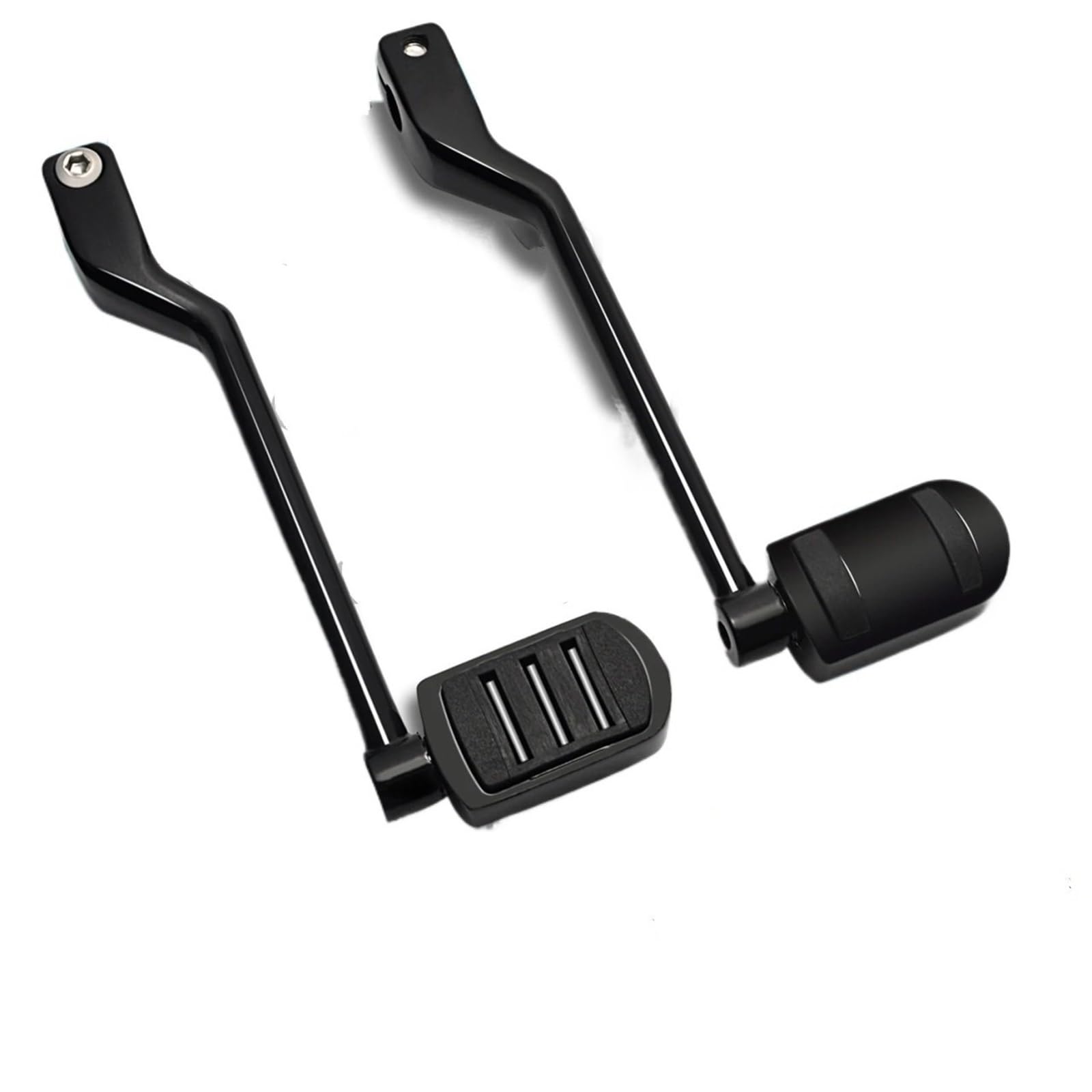 LKHJDBIY Shift Peg Motorcycle Heel Toe Shifter Fit for Harley Davidson Softail Springer Electra Glide Road King Fat Boy FLHX FLS Street CVO Heel Toe Shifter Levers(Black Set)
